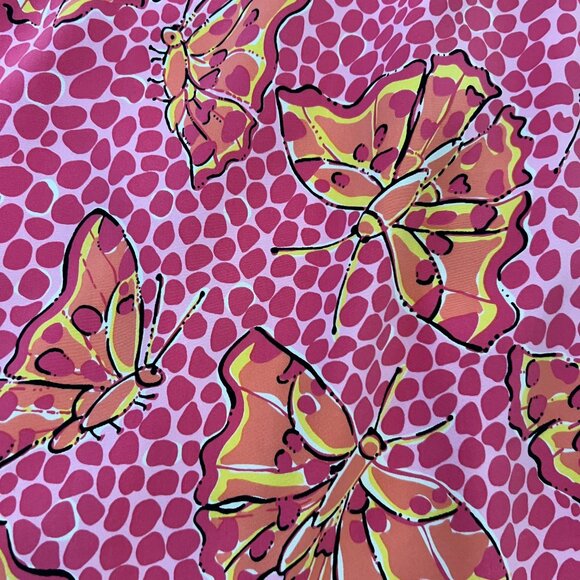 Vintage Lilly Pullitzer Butterfly Strapless Dress, size 2 - Picture 6 of 7